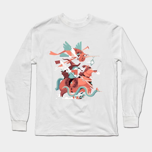 Rescue Gang Long Sleeve T-Shirt by kuvaldin